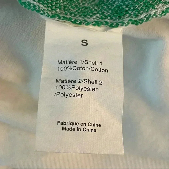 SONIA by Sonia Rykiel Small Argyle Print In Green And Pink Collar Sweater - Picture 6 of 8